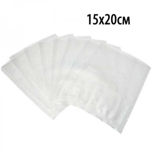 Пакет для вакуумной упаковки продуктов 15х20 см 100 шт.