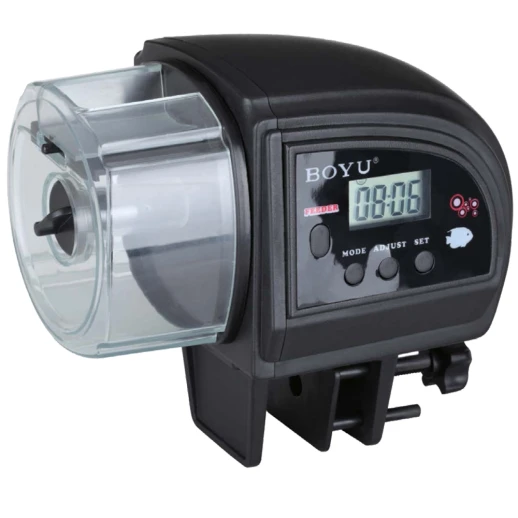 Автокормушка для рыб в аквариум Boyu ZW-66 с ЖК дисплеем и таймером