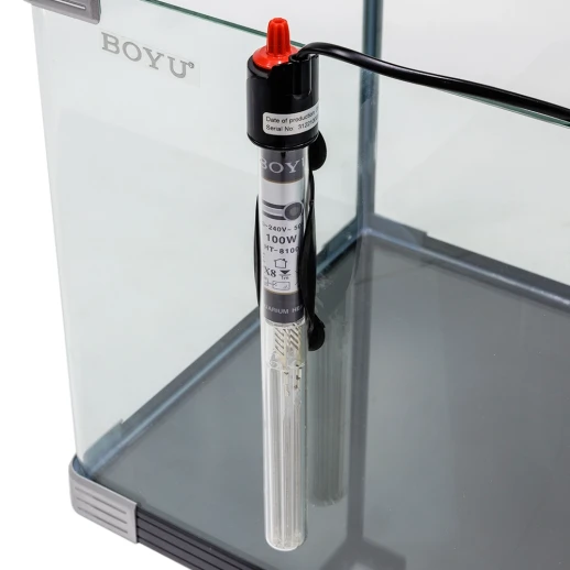 Нагреватель для аквариума Boyu HT-8100 100 Вт, терморегулятор, стекло