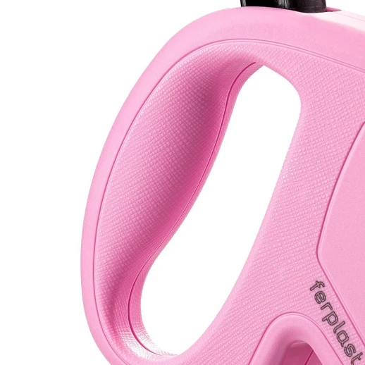 Рулетка Ferplast FLIPPYONE S розовая шнур 4,5м 12кг