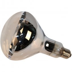 Лампа инфракрасная 175 Вт Inter Heat, Е27 R125, закаленное стекло, прозрачная
