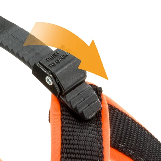 Шлейка Ferplast AGILA FLUO 5 нейлоновая с мягкой подкладкой оранжевая