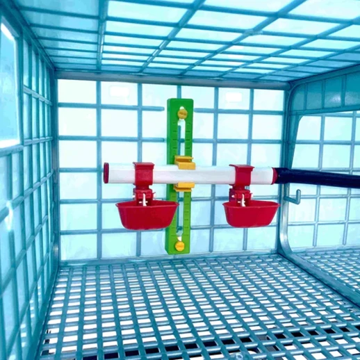 Клетка для перепелов Cimuka Comfortplast 3 секции 2 яруса 98x60x91 см пластиковая без яйцесборника