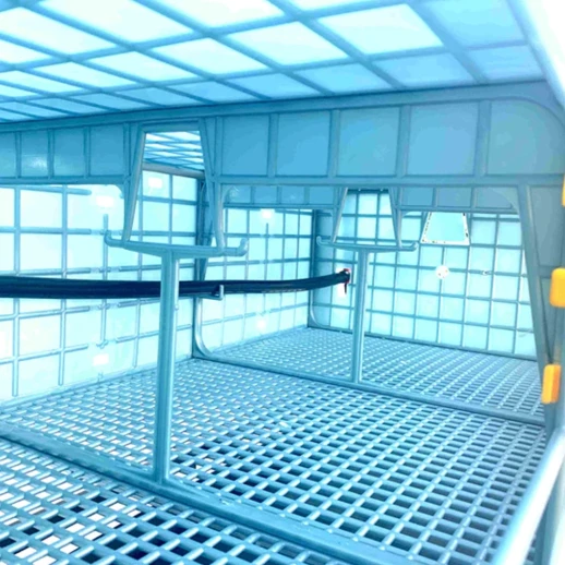 Клетка для перепелов Cimuka Comfortplast 3 секции 2 яруса 98x60x91 см пластиковая без яйцесборника