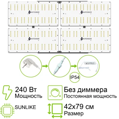 Комплект Quantum board Sunlike 240 Вт (4х60)