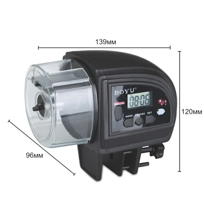 Автокормушка для рыб в аквариум Boyu ZW-82 с ЖК дисплеем и таймером