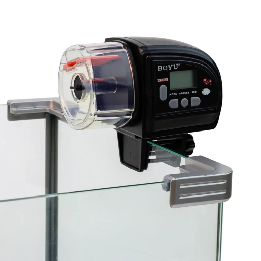 Автокормушка для рыб в аквариум Boyu ZW-82 с ЖК дисплеем и таймером