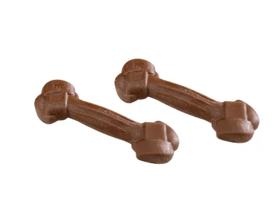 Игрушка-кость для собак Ferplast GoodBite S съедобная вкус говядины 40g x2 пластик