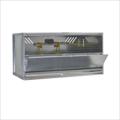 Клетка для кур-несушек Профессионал 3-12 Престиж на колёсах