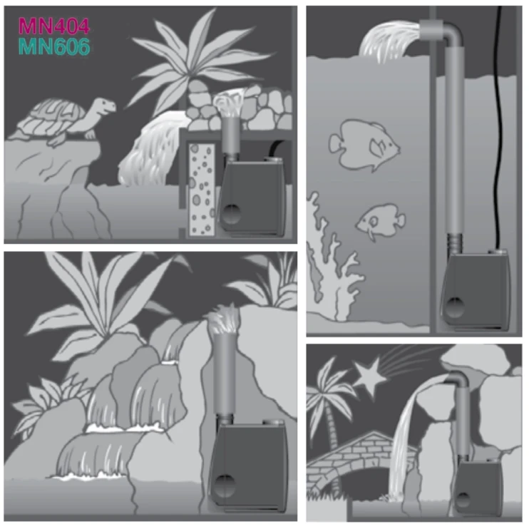 Помпа погружная для аквариума Newa Mini MN606 мини-насос