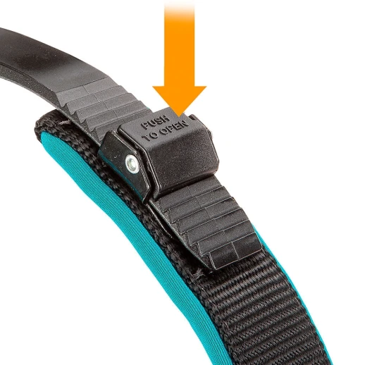 Ошейник Ferplast ERGOFLUO C25/60 с подкладкой и микрорегулировкой синий