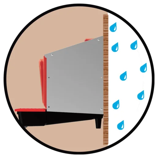 Гнездо для кур несушек Platinum, 3 секции, с яйцесборником, NEW