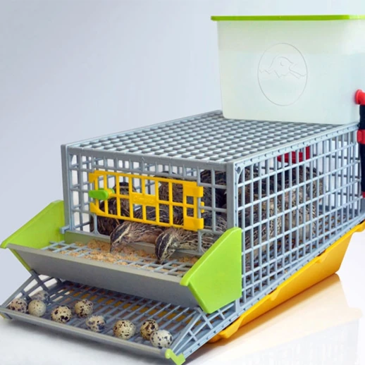 Клетка для перепелов Cimuka Comfortplast mini 28x61x46 см пластиковая с яйцесборником