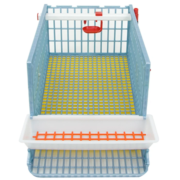 Клетка для перепелов Cimuka Comfortplast mini 28x61x46 см пластиковая с яйцесборником