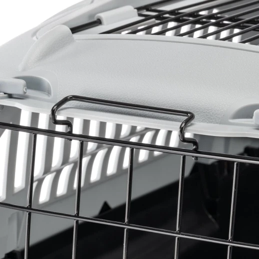 Переноска Ferplast ATLAS DELUXE OPEN 20 с ковриком и поилкой для кошек и собак