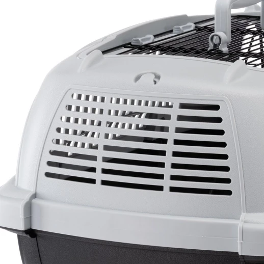 Переноска Ferplast ATLAS DELUXE OPEN 20 с ковриком и поилкой для кошек и собак