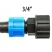 Фитинг для капельной ленты 16 мм с внутренней резьбой 3/4