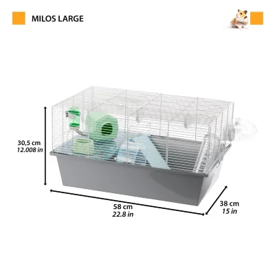 Модульная клетка Ferplast MILOS LARGE BLACK для мышей