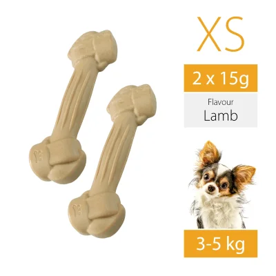 Игрушка-кость для собак Ferplast GoodBite XS BAG вкус баранины 15g x2 пластик
