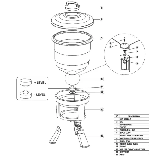 Поилка поплавковая Gaun Imperial 30 литров