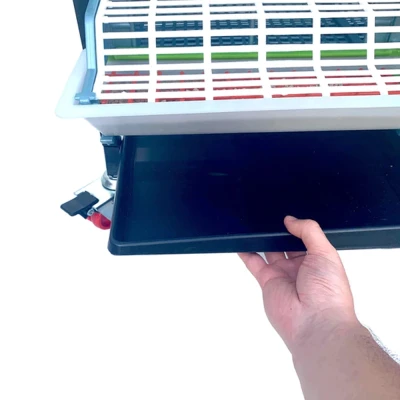 Клетка для перепелов Cimuka Comfortplast 3 секции 1 ярус 98x60x59 см пластиковая без яйцесборника