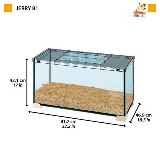 Клетка Ferplast JERRY 81 стекло