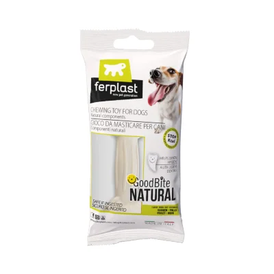 Игрушка-кость для собак Ferplast GoodBite S BAG вкус курицы 40g пластик