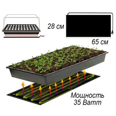 Коврик с подогревом 35 Ватт