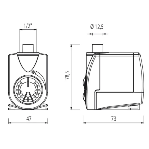 Помпа погружная для аквариума Newa Jet NJ800 многоцелевая 800 л/час
