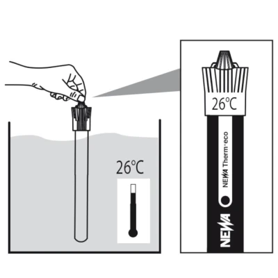 Нагреватель для воды аквариума Newa Therm Eco VTO150 220-240V 50Hz 150W с терморегулятором автоматический 50-150 л
