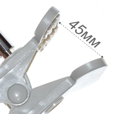 Патрон-прищепка E27 с выключателем белый