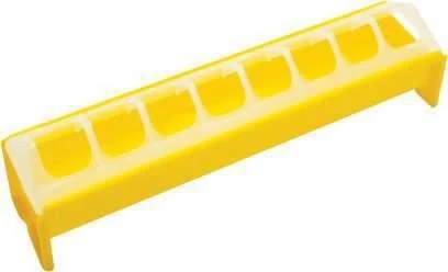 Пластиковая лотковая кормушка 30 см для цыплят производство Novital Италия