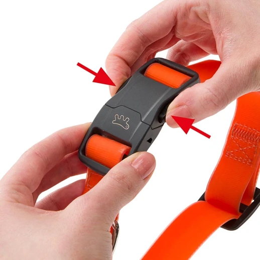 Ошейник Ferplast EVOLUTION C16/32 с ПВХ покрытием и магнитной застежкой чёрный