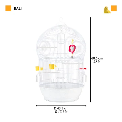 Клетка для птиц Ferplast BALI белая