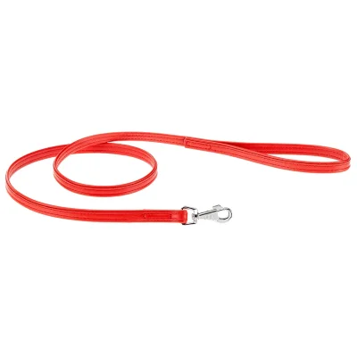 Поводок Ferplast VOGUE FLAT G15/120 из натуральной кожи для собак красный