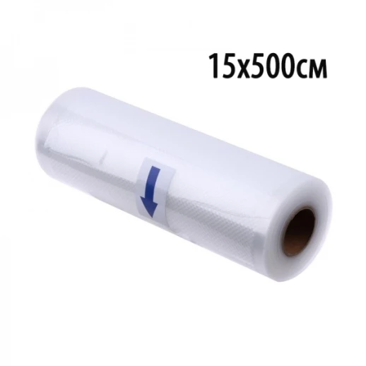 Пакет для вакуумной упаковки продуктов. Рулон 15х500 см
