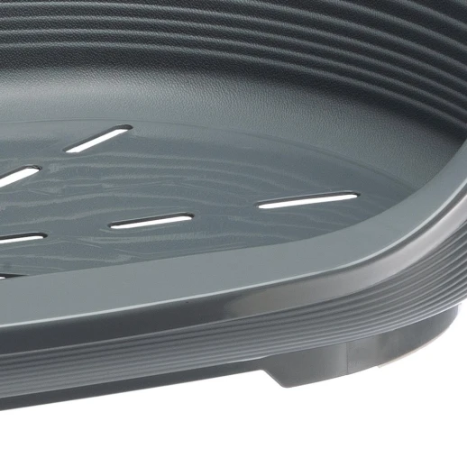 Лежак для собак Ferplast SIESTA DELUXE 12 пластиковый темно-серый