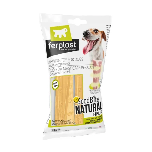 Игрушка-кость для собак Ferplast GoodBite Helix S BAG вкус злаков 16g x2 пластик