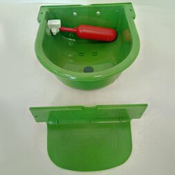 Поилка чашечная автоматическая 3 л пластик с боковым подводом 1/2 Corti