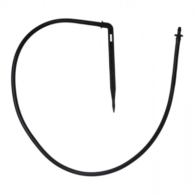 Капельница стрела угловая с поводком и старт коннектором