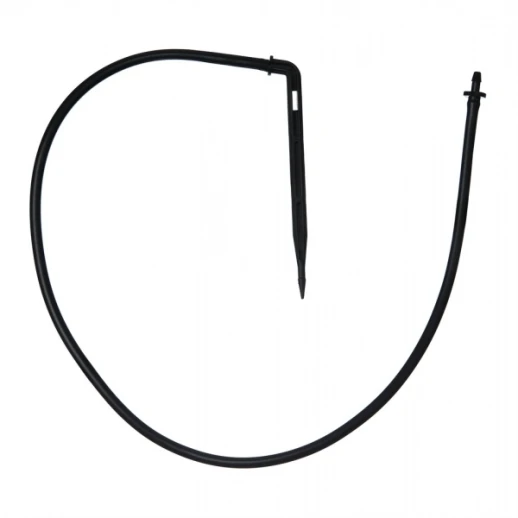 Капельница стрела угловая с поводком и старт коннектором