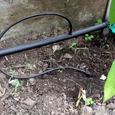 Капельница стрела угловая с поводком и старт коннектором