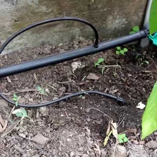 Капельница стрела угловая с поводком и старт коннектором