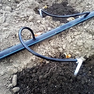 Капельница стрела угловая с поводком и старт коннектором