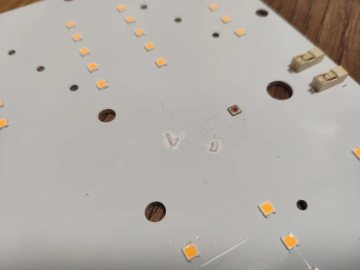 УЦЕНКА 1.2 Quantum board 180 х 390 Samsung lm301b 5000K + Osram 2.24 660nm