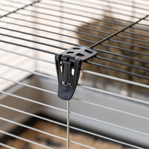 Клетка Ferplast KROLIK LARGE для кроликов и морских свинок серый поддон