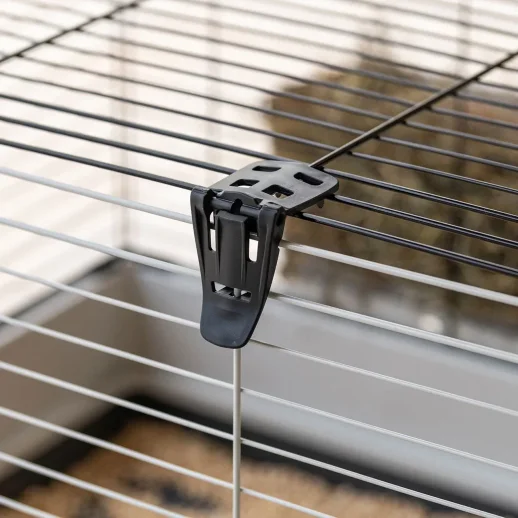 Клетка Ferplast KROLIK LARGE для кроликов и морских свинок серый поддон