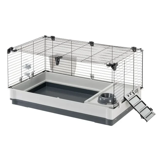 Клетка Ferplast KROLIK LARGE для кроликов и морских свинок серый поддон