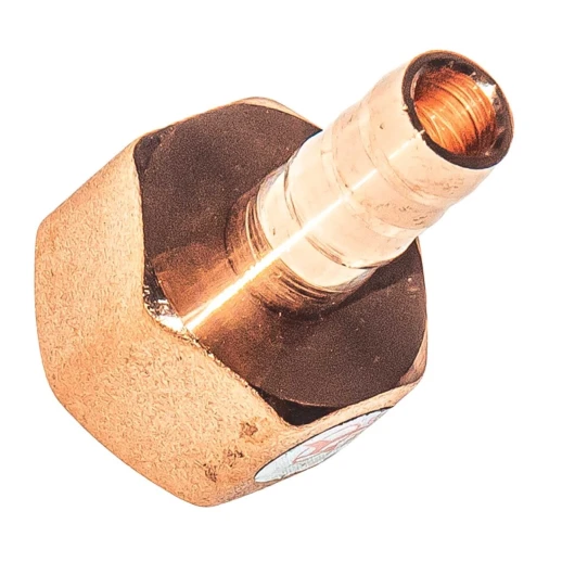 Штуцер латунный внутренняя резьба 1/2" на 10мм