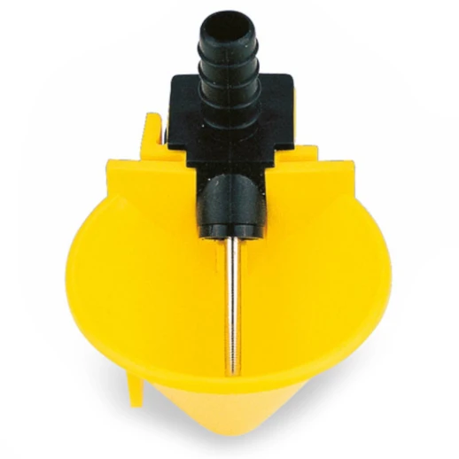 Поилка чашечная Gaun 52 мм пластик с креплением на сетку